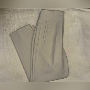 Zara Pintuck Straight Leg Trouser